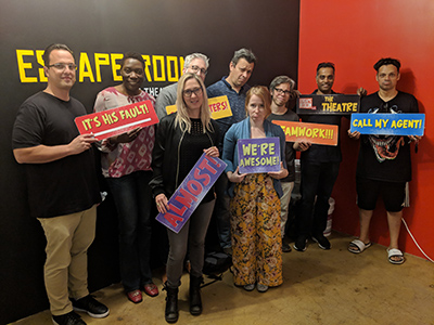 We did not escape the room.