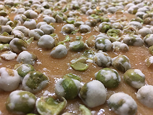Wasabi Pea Brittle - great with blue cheese